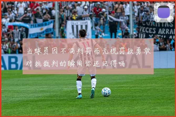 当球员因不满判罚而无视罚款勇敢对抗裁判的瞬间你还记得吗