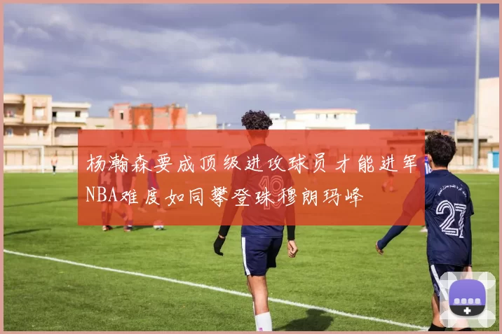杨瀚森要成顶级进攻球员才能进军NBA难度如同攀登珠穆朗玛峰